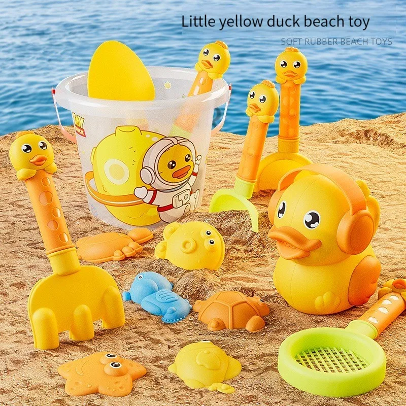 Beach toys beach bucket digging sand shovel beach tools w/ Shovel