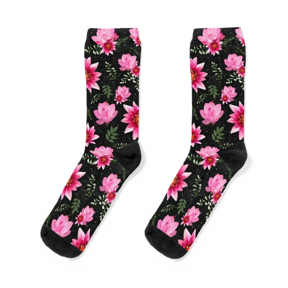 

Spiritual Lotus – Enjoy every Moment Socks golf warm winter Soccer sport Socks For Women Men's