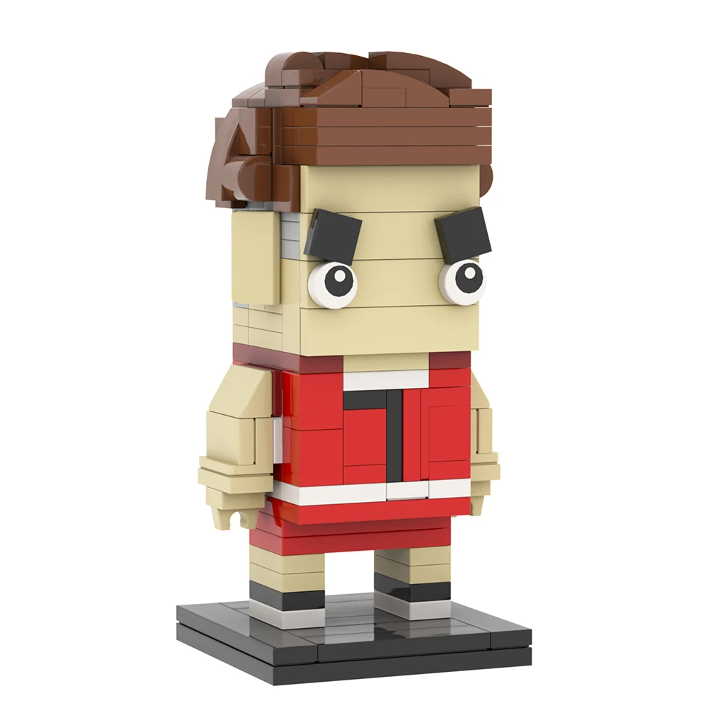 MOC Slum Dunk Bricks Anime Figure Shohoku Basketball Team Compatible Building Blocks Toys For Children Adult Friends
