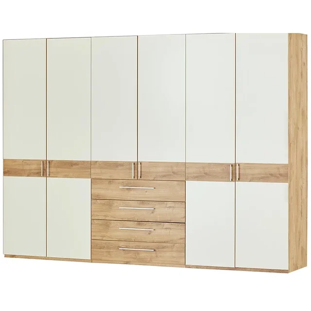 Kids Small Plywood Bedroom Wardrobe Closet Modern Doors Customized Wardrobe Wooden