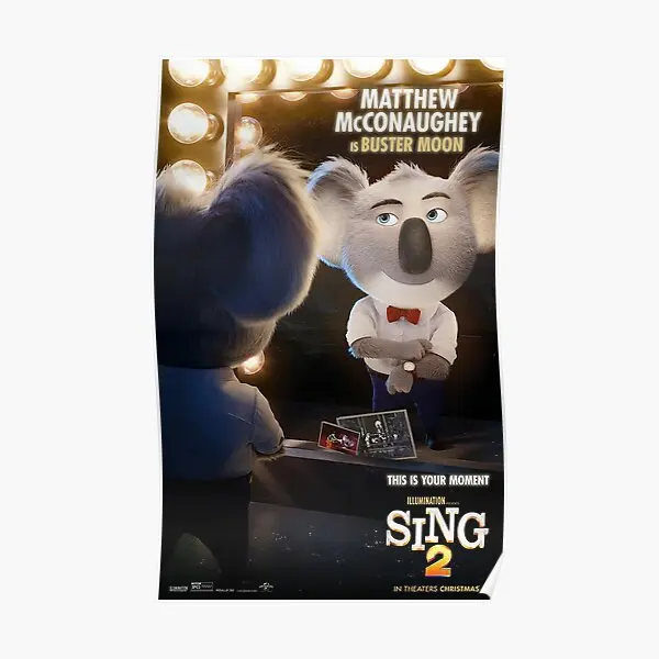 

Sing 2 Before Concert Poster Decor Picture Modern Decoration Art Wall Funny Print Painting Room Mural Vintage Home No Frame