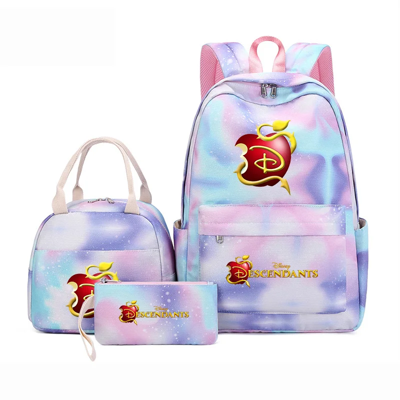 Descendant 3 Backpacks 3pcs/set Printing School Bags Fashion Kids