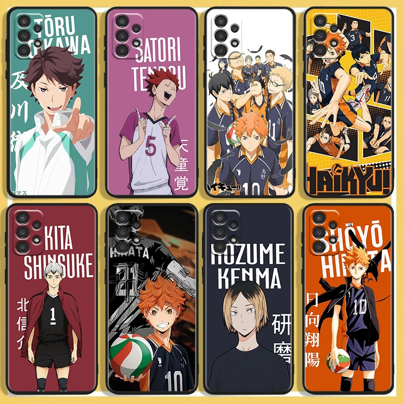 

Anime Haikyuu For Samsung A90 A80 A70S A60 A50S A40 A30S A20E A20S A10S A03 A02 A2 Silicone Black Phone Case