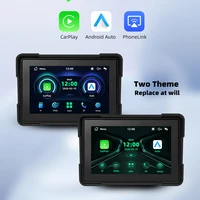 EKIY 5.0 inch Wireless CarPlay Moto Android Auto Portable Digital Motorcycle Dashboard GPS Navigation Display Screen Monitor - Image 2