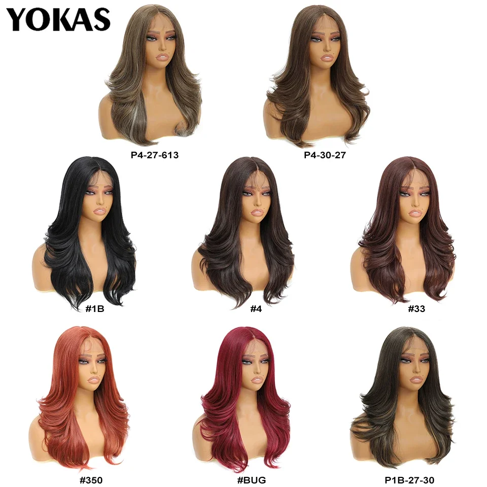 22 Inch Lace Front Wig for Women 13x4x1 T-Part for African Female