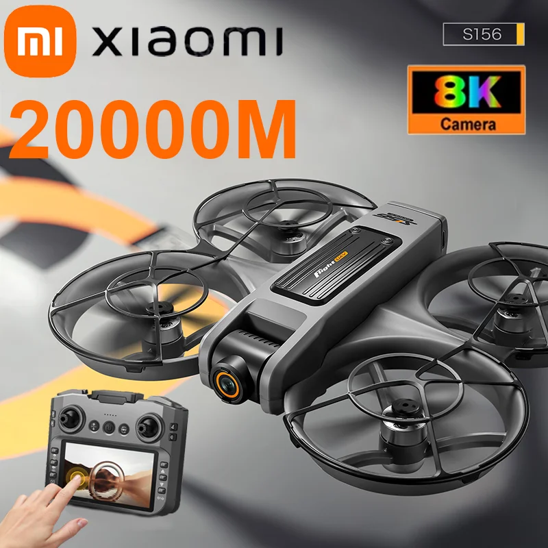 Xiaomi S156 Drone Professional 8K Camera with 5G WiFi FPV UAV Screen Remote Control and Obstacle Avoidance Quadcopter 2025 New