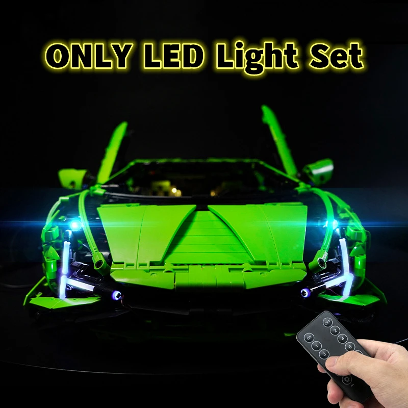 Juego de luces LED de control remoto para 42115, Compatible con Lamborghini  Sián FKP 37, bloques de construcción, accesorios, juguetes, regalos _ -  AliExpress Mobile