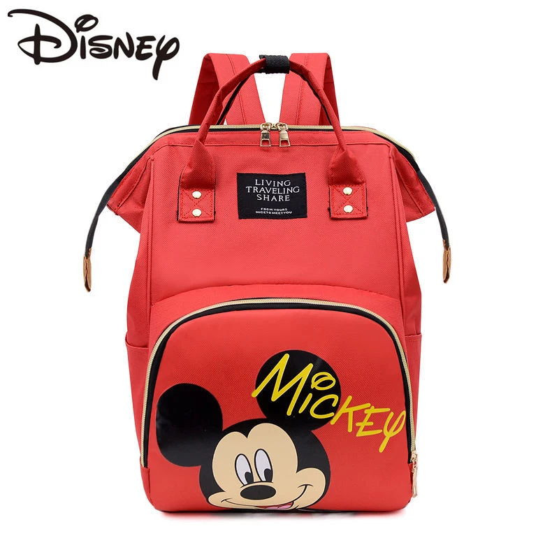 

Disney Diaper Bag Mummy Bag Large Capacity Pregnant Women Backpack Mickey Mouse Waterproof Stroller Bag Mummy Backpack Baby Bag