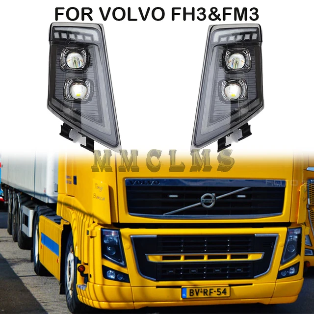 Volvo-LEDトラックヘッドライトfh13fh16 fm500 fh500,21035537承認済み 