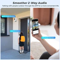 Caméra Wifi 8MP 4K PTZ double objectif avec double écran HD 10MP 5K Ai détection humaine suivi automatique caméra de Surveillance extérieure sans fil 3