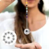 20Pcs Mini Disco Ball Charm DIY Keychain Hanging Disco Ball Pendant Necklace Hanging Pendant 4