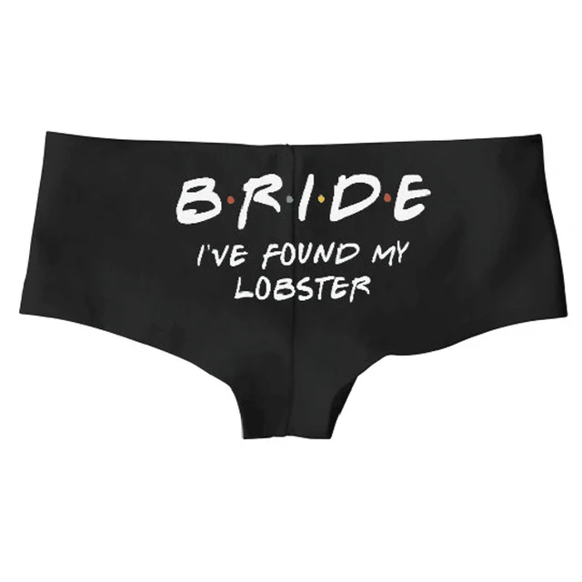 i found my lobster Panties Friends Themed Bachelorette hen Party bridal  shower Bride to be future Mrs wedding engagement gift - AliExpress