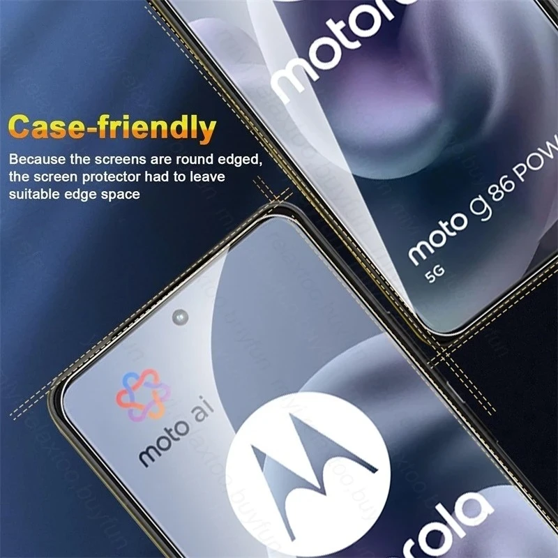 Protective Case with 3 Premium Screen Protectors and 9H Glass Film