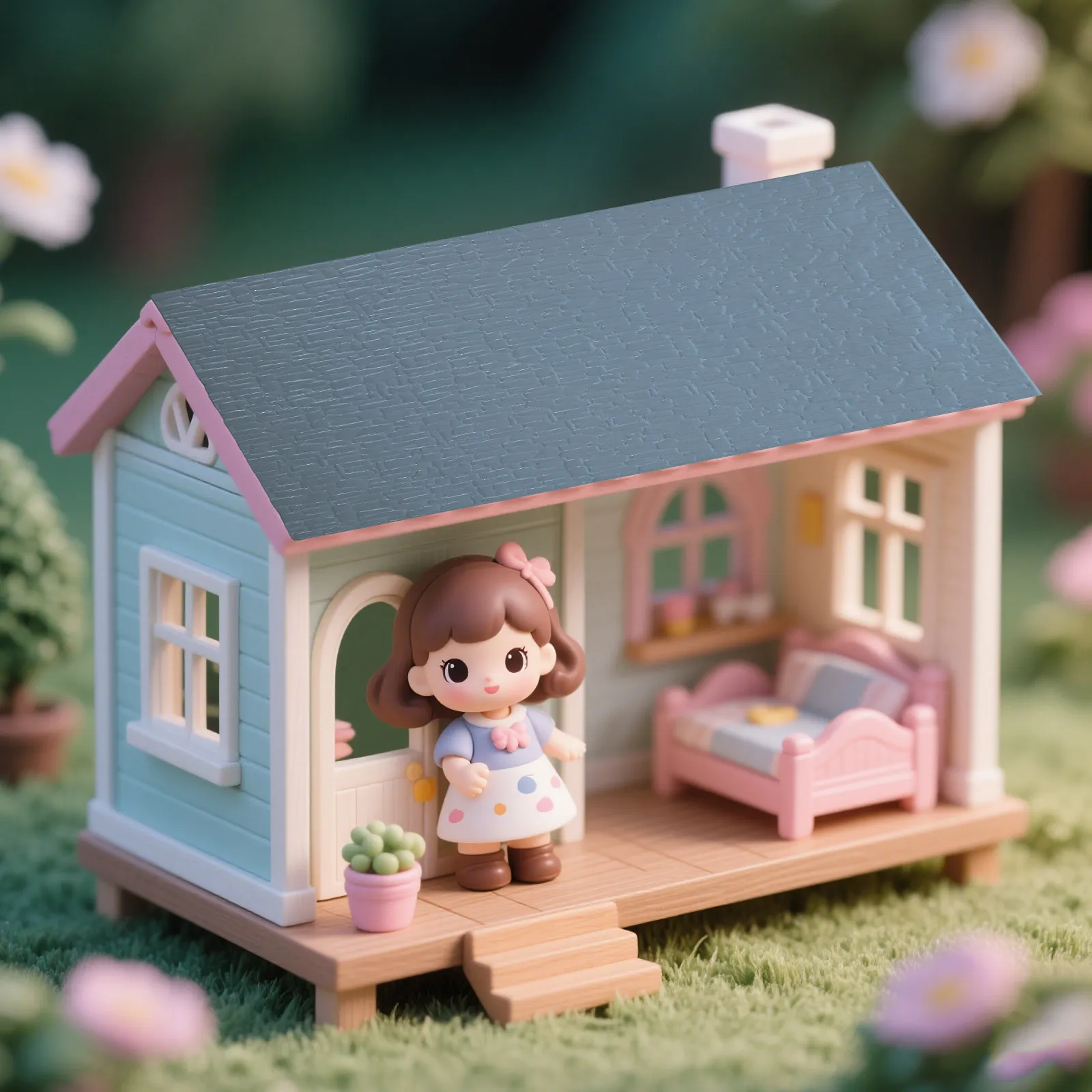 3Pcs 미니어처 지붕 타일 모래 테이블 제작을위한 현실적인 플라스틱 시뮬레이션 지붕 조각 DIY 건축 홈 장식 용품