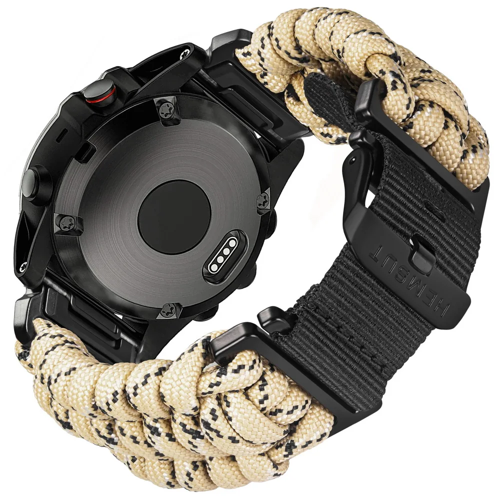 Nylon Braid 550 Paracord Quickfit Watch Band - Fits 22/26mm