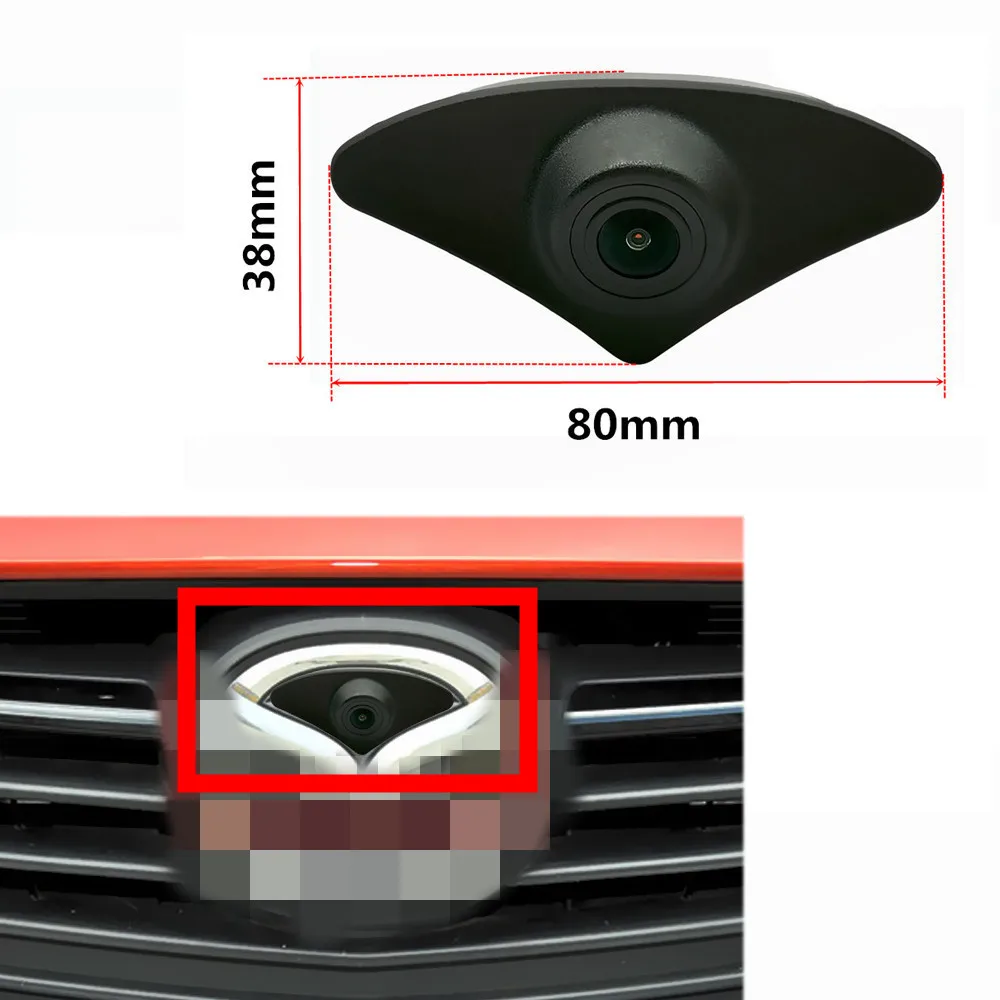 AHD 1080P Fisheye CCD ڵ 麸  Ƽ ΰ ī޶ For Mazda 6 M6 Atenza CX-5 CX5 2013 2014 2015 2016 2017 2018