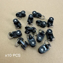 Enhanced Black Curtain Runners for Smart Home Electronic Curtains (10pcs runners)
