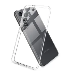 Transparent Silicone Soft Phone Cover - Shock - Absorbent and Stylish Protection - Galaxy S20 Ultra (Clear)