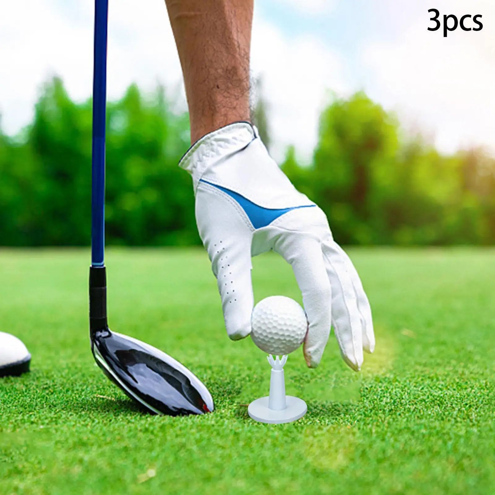 3Pcs Adjustable Golf Tees Golf Club Accessories Golf Equipment Driving ...