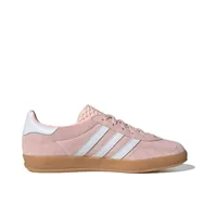 Adidas Originals Gazelle Indoor Sandy Pink White Fresh and Gentle Suede Low Chaussures de skate pour femme et fille German Training IH5484 4