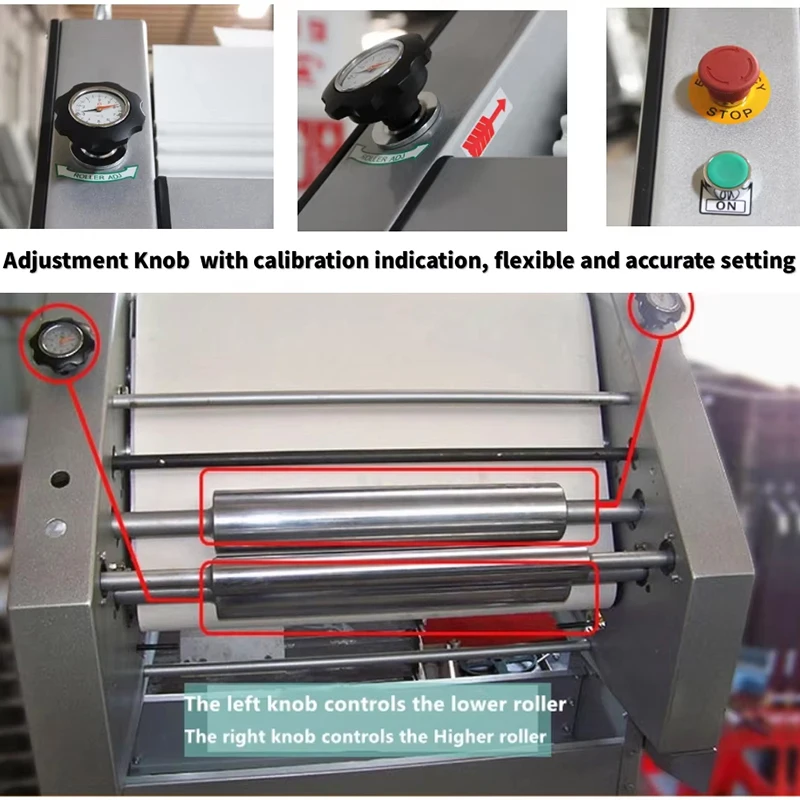 Commercial Pizza Bread Dough Sheeter Pastry Cake Shortening Making Machine Vertical Bakery Equipment 5