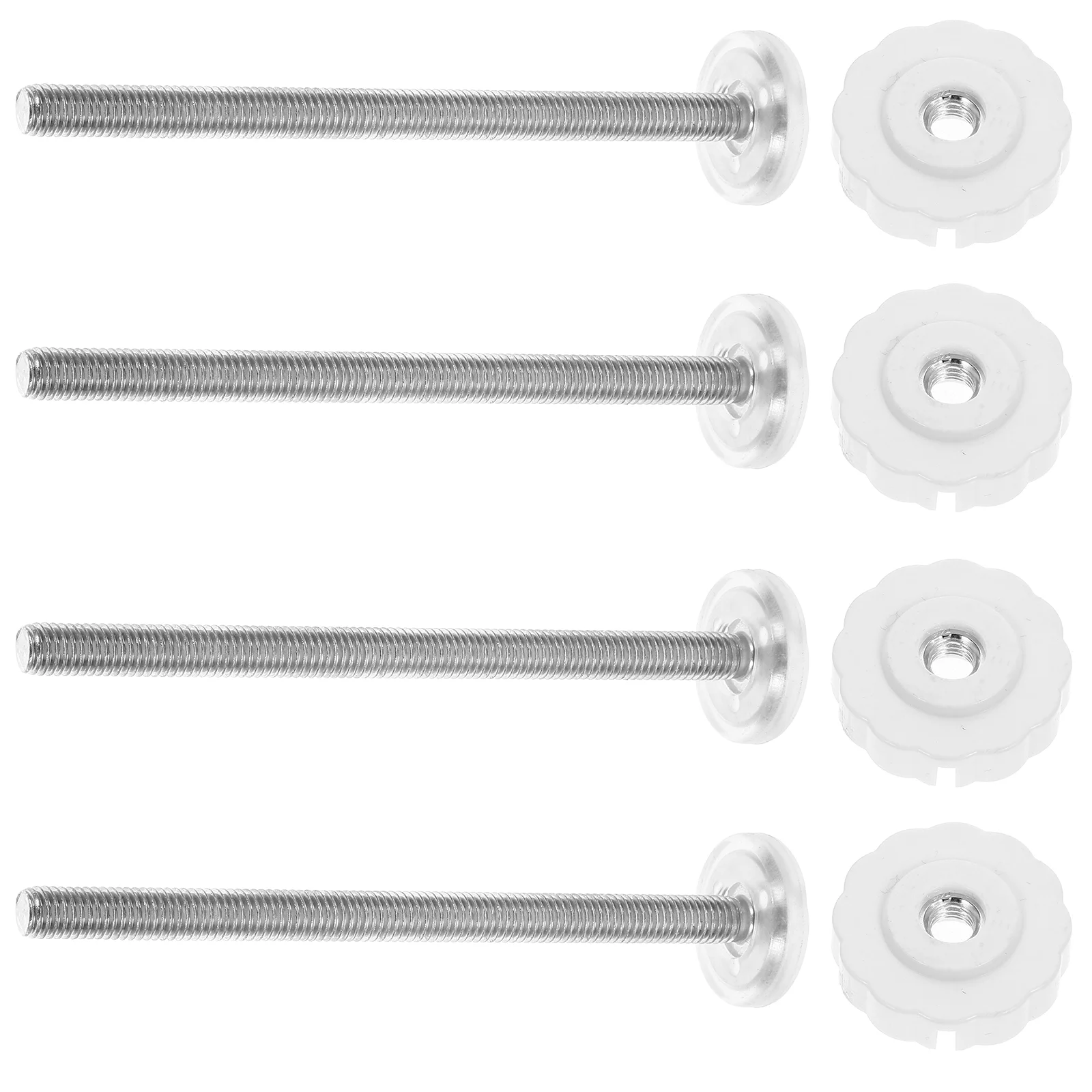 Pet Door Bolt 4 Pcs Baby Gate Hardware Replacement Parts Screw Screws Abs Replacements