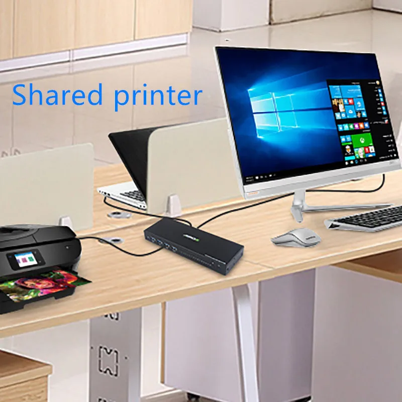USB 2.0 스위치 KVM 스위처 스플리터 박스, 16 PC 공유 프린터 키보드 마우스 KVM 4K USB HDMI 스위치 박스, 비디오 디스플레이, 신제품