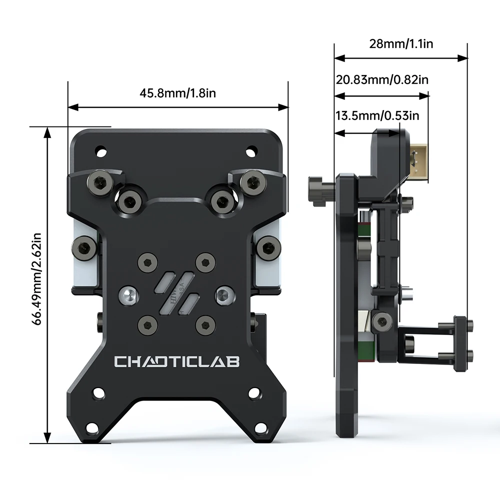 Trilho de Guia Linear para Impressoras 3d Cnc Voron Tap v2 5v 24v Interruptor Óptico de Tensão Guia Pré-linear para Voron 2.4 r2 Voron Trident - Imagem 3