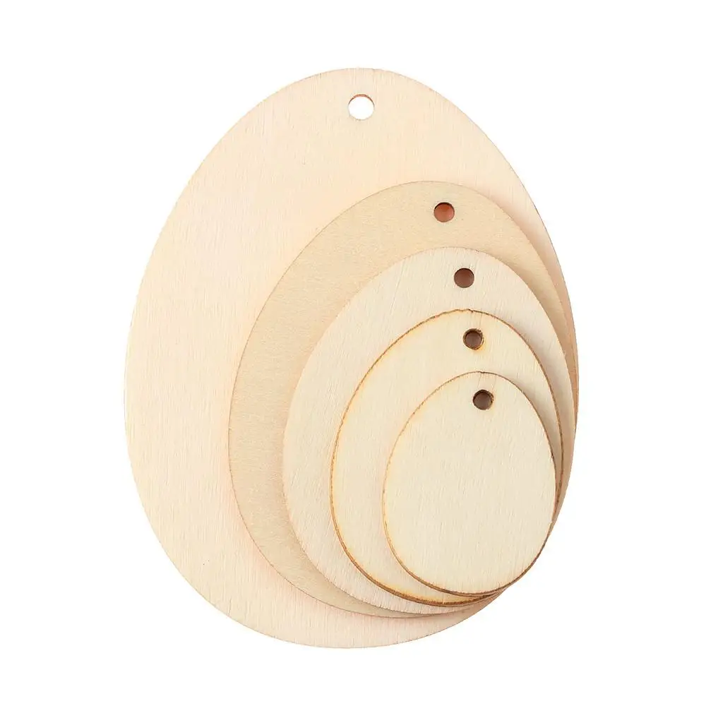 Wood Easter Ornaments Decorations for Party Wedding