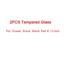 Premium 2-Pack Tempered Glass Screen Protectors for 11'' Tablets - 9H Clear Film Guard (Black Shark Pad6 11)