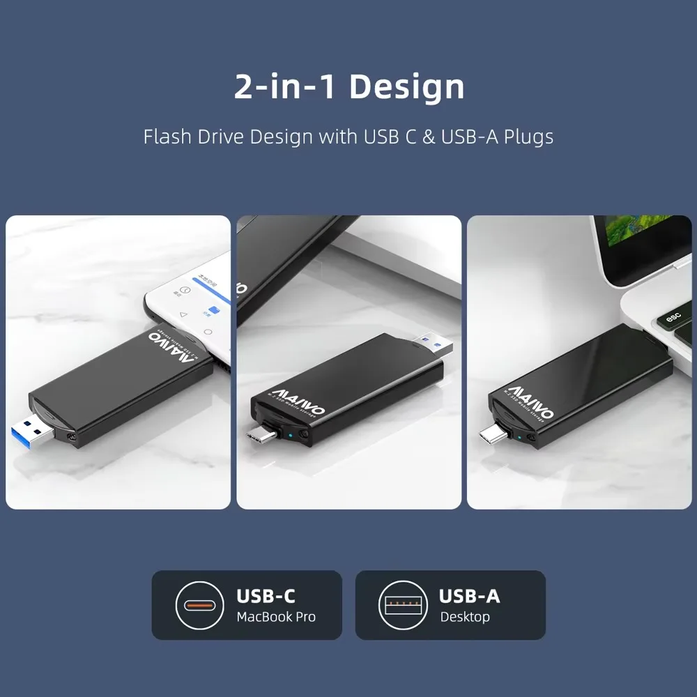MAIWO M.2 SATA SSD Enclosure SSD Case 2-in-1 Type-C/USB3.0 Solid State Drive Case Laptop Mini External Box PC 2230/2242 ssd enclosure