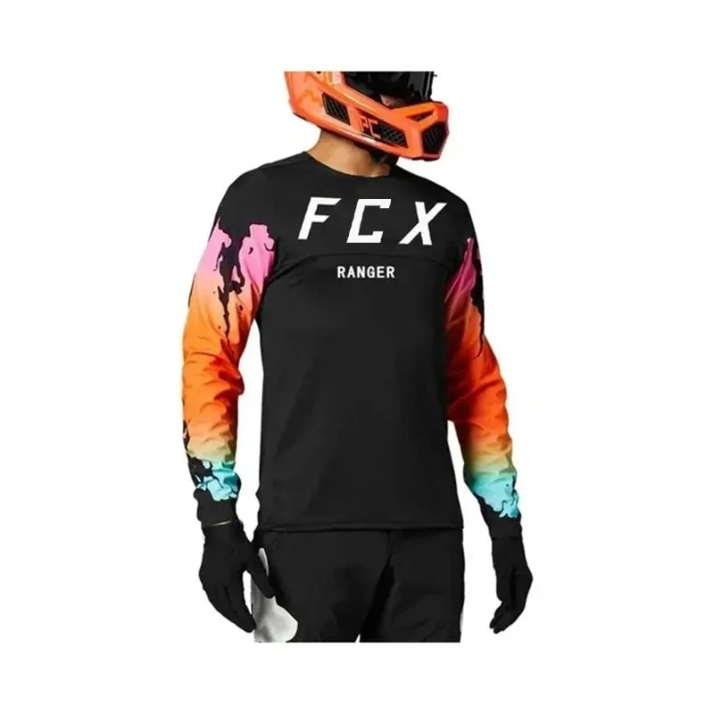 Enduro MTB Cycling Sleeve Jersey Downhill Shirt Camiseta Motocross T-shirt Mx Mountain Bike Clothing FCX Mtb Jersey