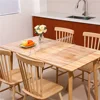 PVC transparent tablecloth with a thickness, heat-resistant, waterproof, and oil resistant dining table mat, 1pc 3