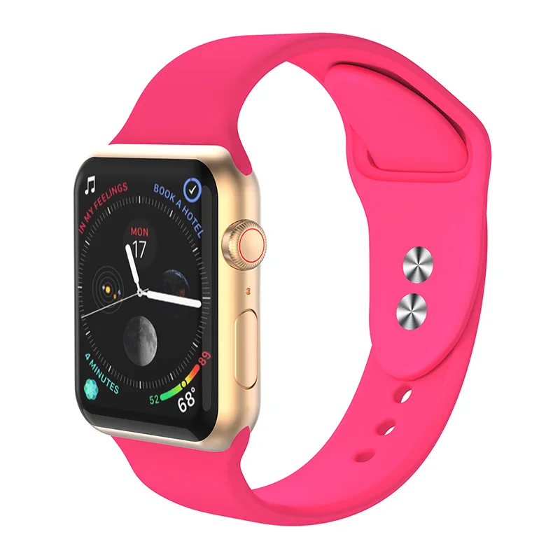 Premium Silicone Smartwatch Wristband Bracelet, Ultra-Durable and Comfortable