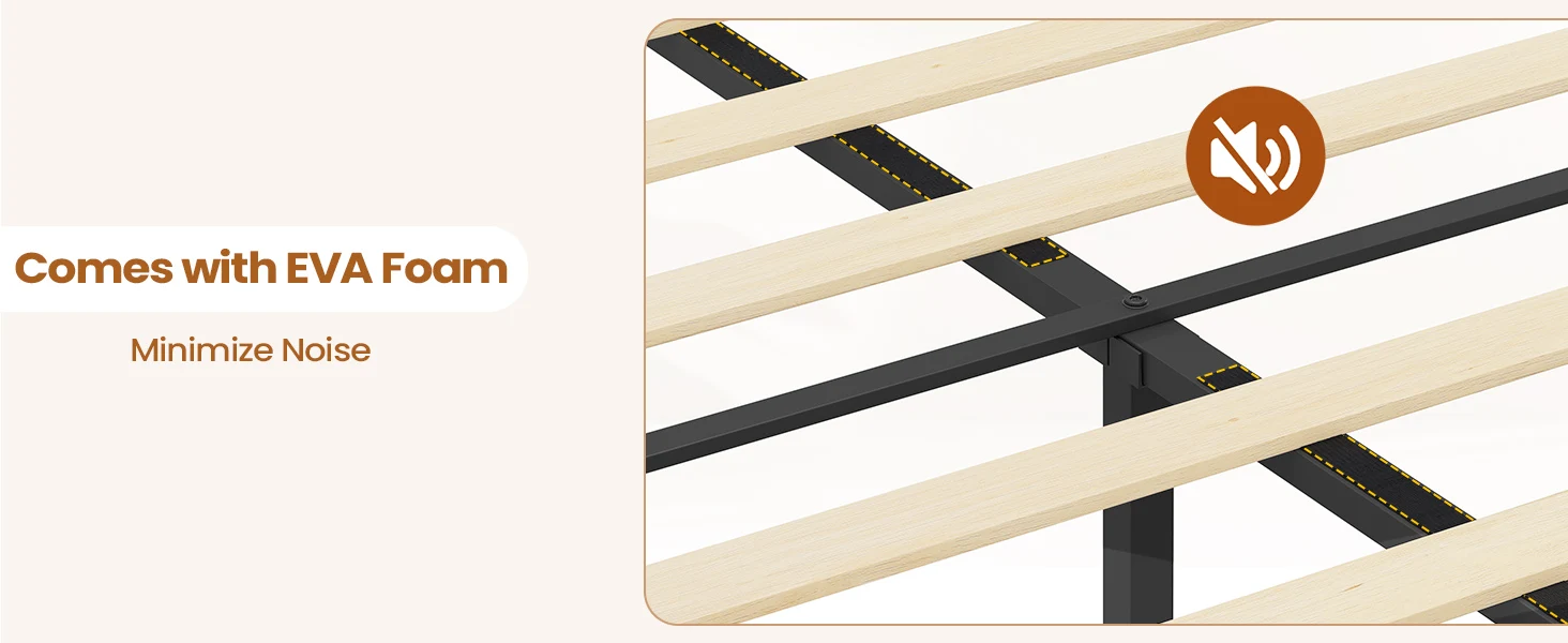 king floating bed frame