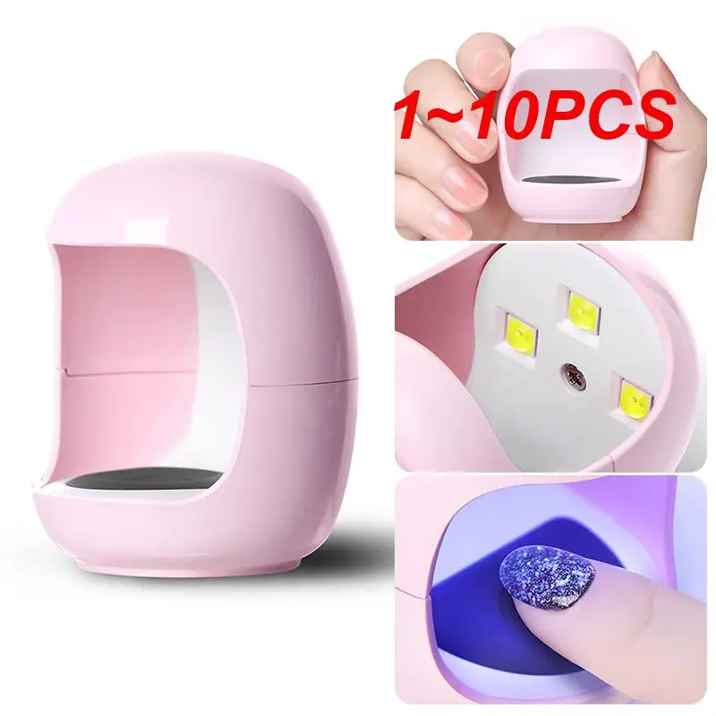 

1~10PCS Mini Eggshell 3W Nail Lamp LED UV Light Portable Pocket Nail Dryer Nail Extension Gel Polish Baking Lamp Manicure Nail