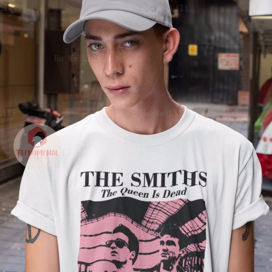 Magliette Per Uomo The Smiths The Queen Is Dead Album Tee Rock Music Band Graphic Vintage Music Merch Per Regalo