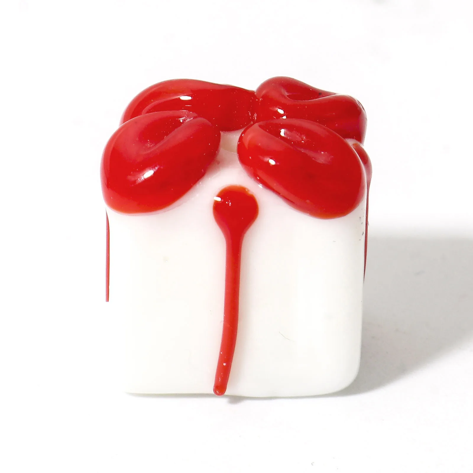 ZBIianxer Misto Colori casuali Lampwork Vetro Fungo Perline Perline Gioielli Fare Collana Sciolto Fare Collana Strumento Distanziatore Perline Allentate Braccialetto di Fascino, Vetro