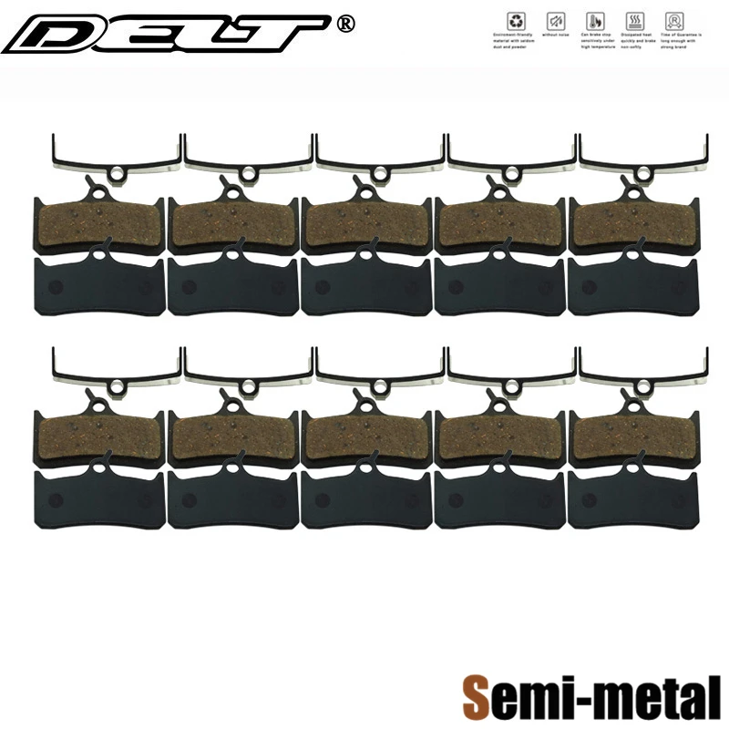 

10 Pair Bicycle Disc Brake Pads FOR SHIMANO DEORE M755 M756 HOPE Mono M4 OrganicMTB Mountain E-BIKE Parts Accessories