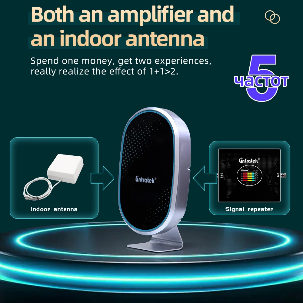 Lintratek Band Cellular Signal Amplifier 5g 800 900 1800 2100