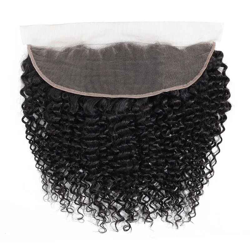 Kinky Curly Transparent Lace Frontal Closure Human Hair Wigs Lace Front Human Hair Wigs Lace Frontal Closure 4x4 13x4 100% Human Hair Wave