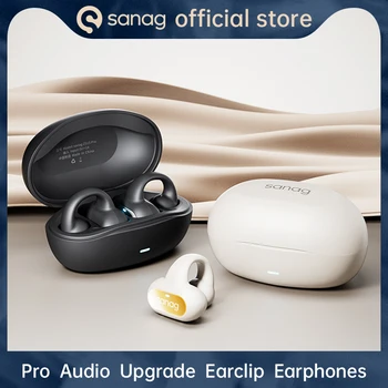 Sanag Z51S 프로 공기 전도 헤드셋, 블루투스 5.3 스포츠 이어버드, IPX5 방수, 앱 제어 헤드셋, TWS 무선 이어폰