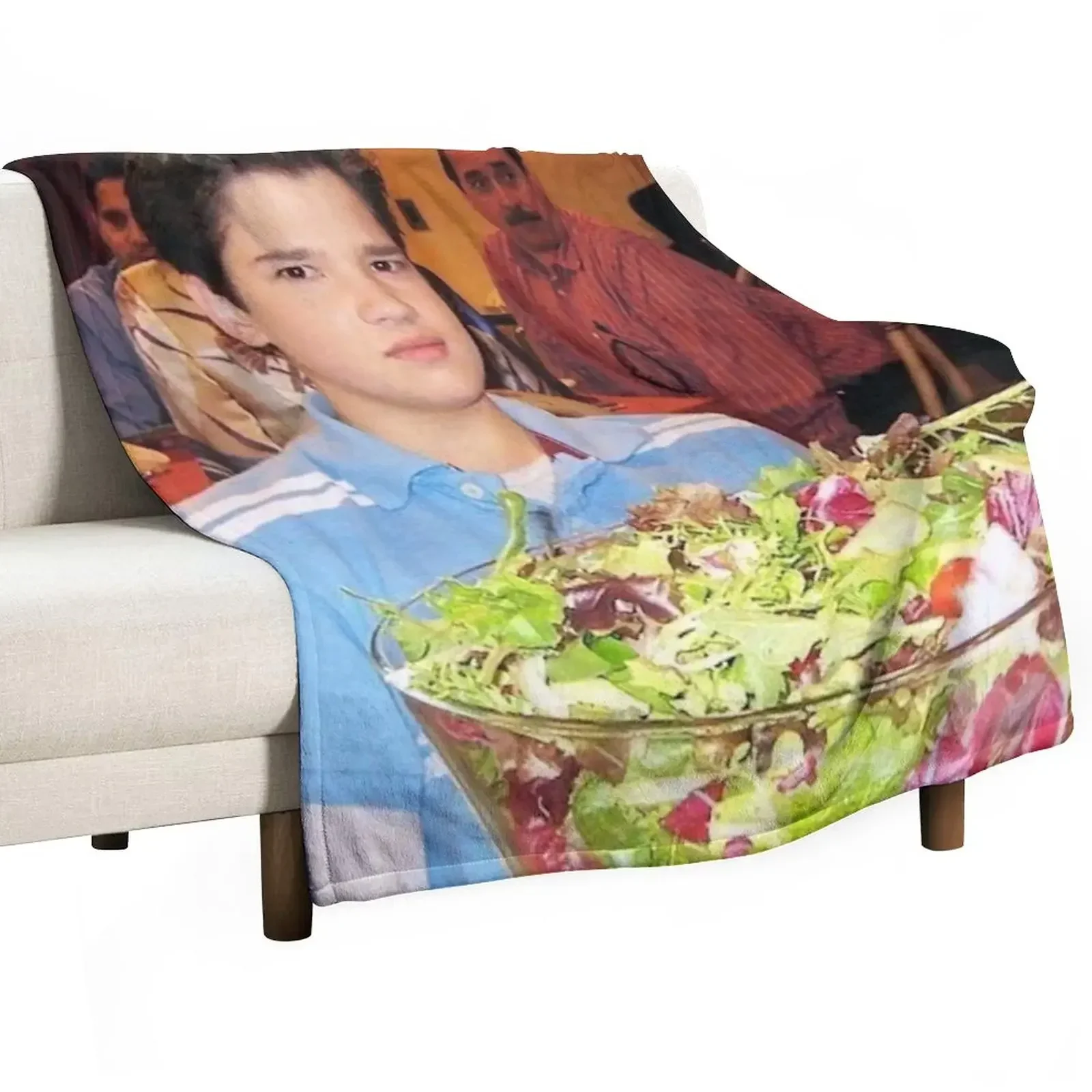 

freddie benson with a salad Throw Blanket warm for winter christmas gifts For Decorative Sofa Soft Plush Plaid Blankets