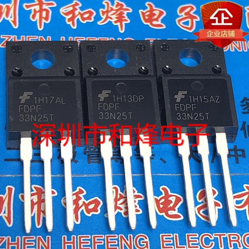 

30pcs original new FDPF33N25T TO-220F 250V 33A