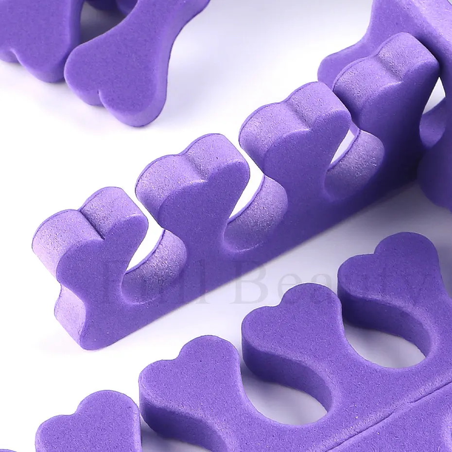 Soft Sponge Toe Separators Flexible Fingers Foots Divider Gel UV Polish Coating Painting Nail Art Tools Accessories