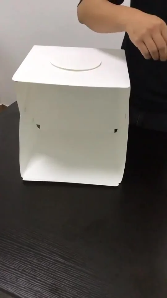 PULUZ Boîte à Lumière Pliable Portable Pour Studio Photo 30 Cm + Kit D'éclairage LED De 11,7 Cm Avec 6 Couleurs De Fond (rouge, Vert, Jaune, Bleu, Blanc, Noir), Taille