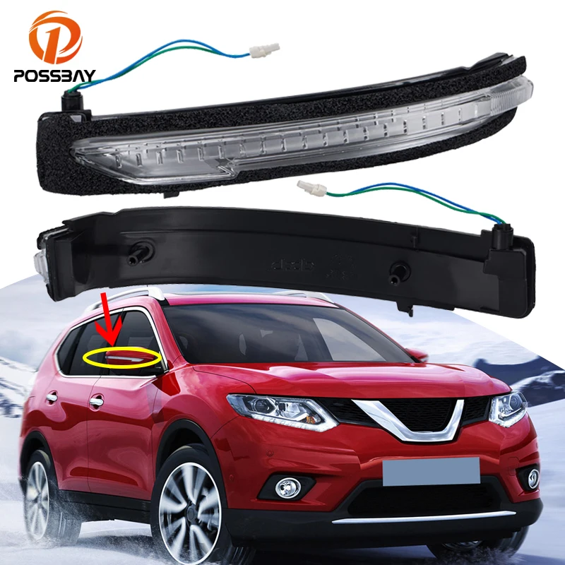 POSSBAYLEDSideWingRearviewMirrorBlinkerTurnSignalLightfor