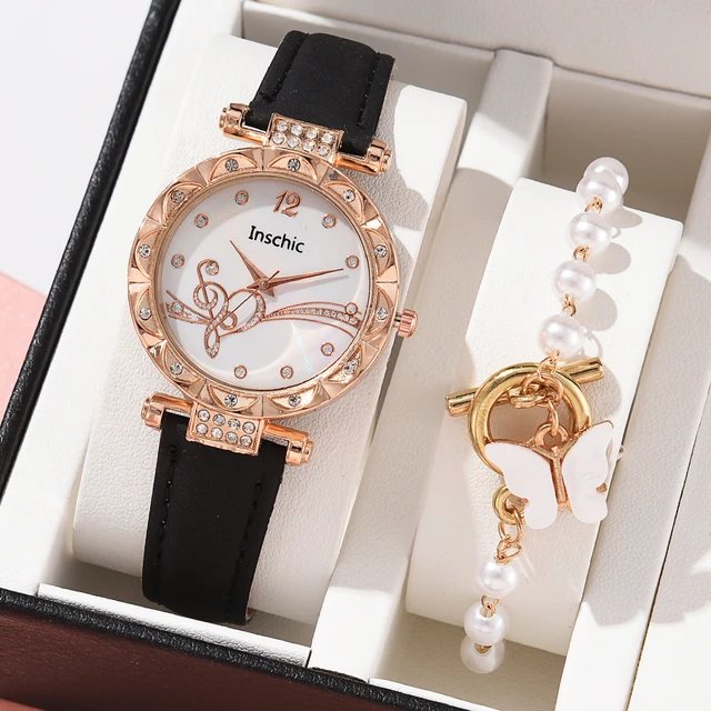 Lvpai Brand 5PCS New Luxury Fashion Bracelet Watch Set Women Ladies  Wristwatch Watches Ladies Relogio Feminino Reloj Mujer 2022