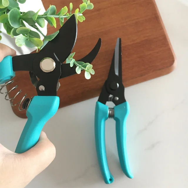 Garden Scissors with Black Oxide Coated Pruning Shears Horticultural Pruner for Flowers Shrubs Trees Branches Orchard Trimming 5
