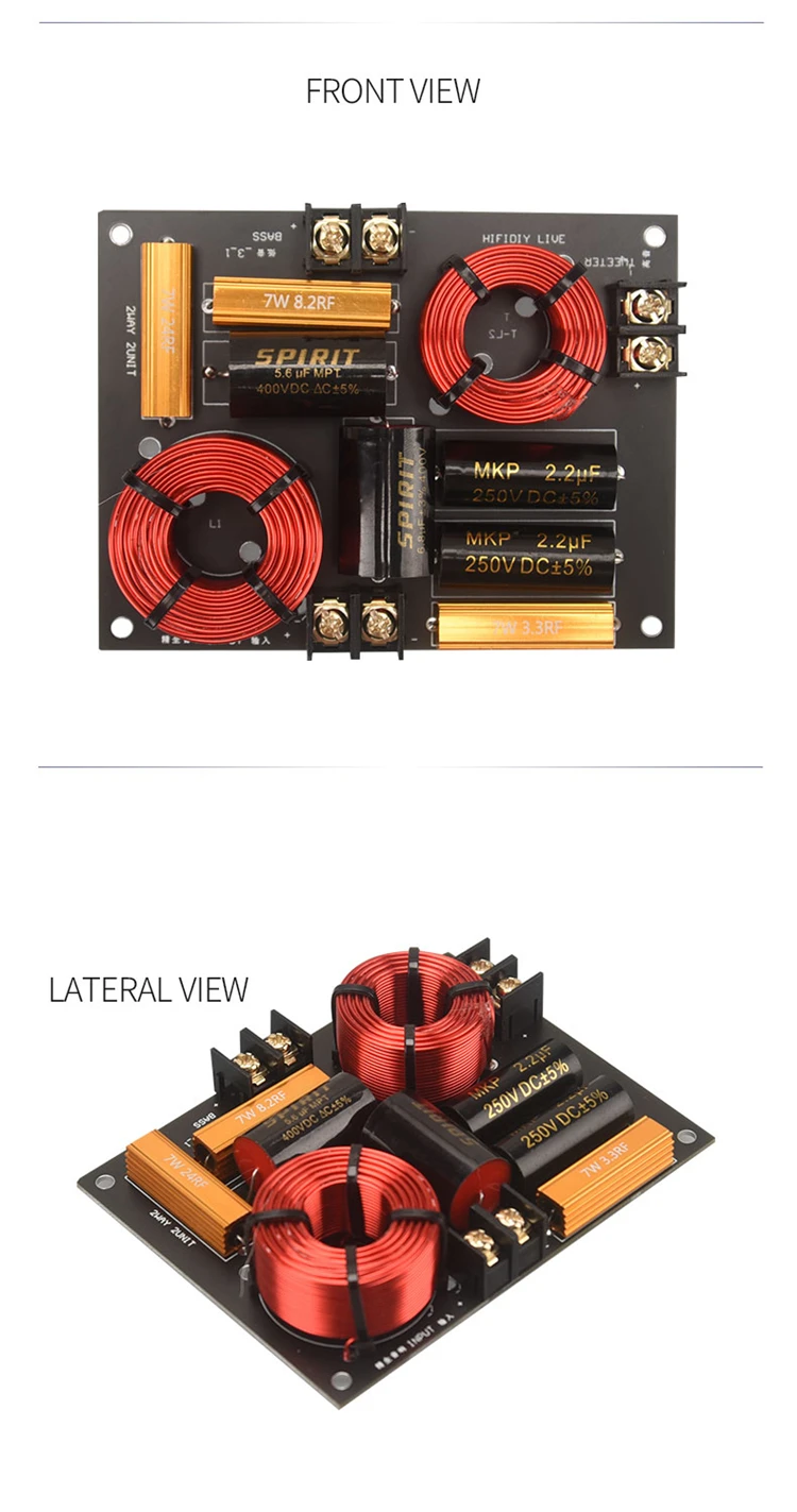 hifidiy unidade de de áudio divisor de freqüência filtros crossover